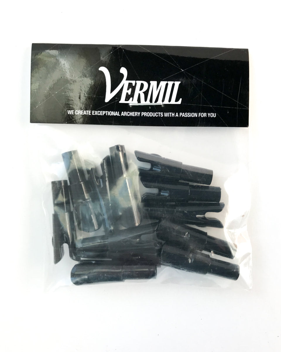 One Dozen Vermil 'M' Nocks