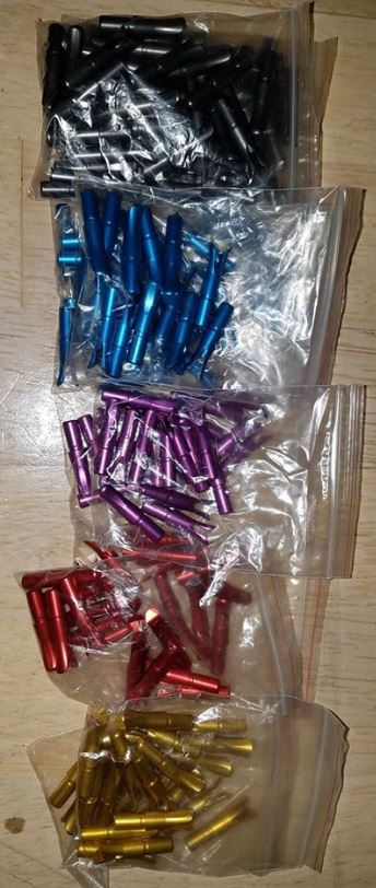 Aluminum Speed Nocks -Solid Flared, 1 Dozen