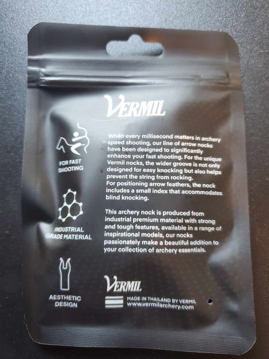 One Dozen Vermil 'K' Nocks