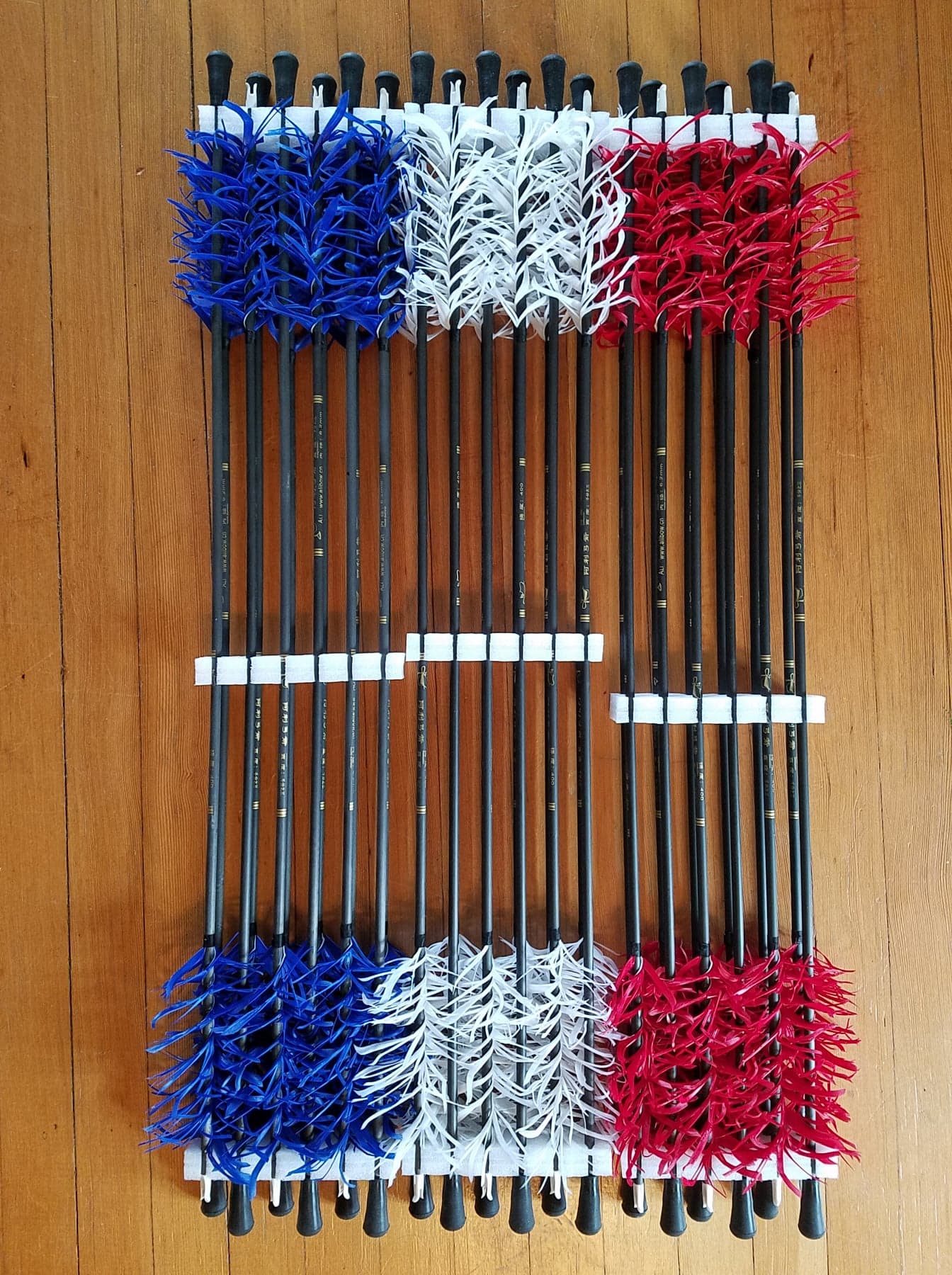 Flu Flu Arrows, Sets of THREE Arrows