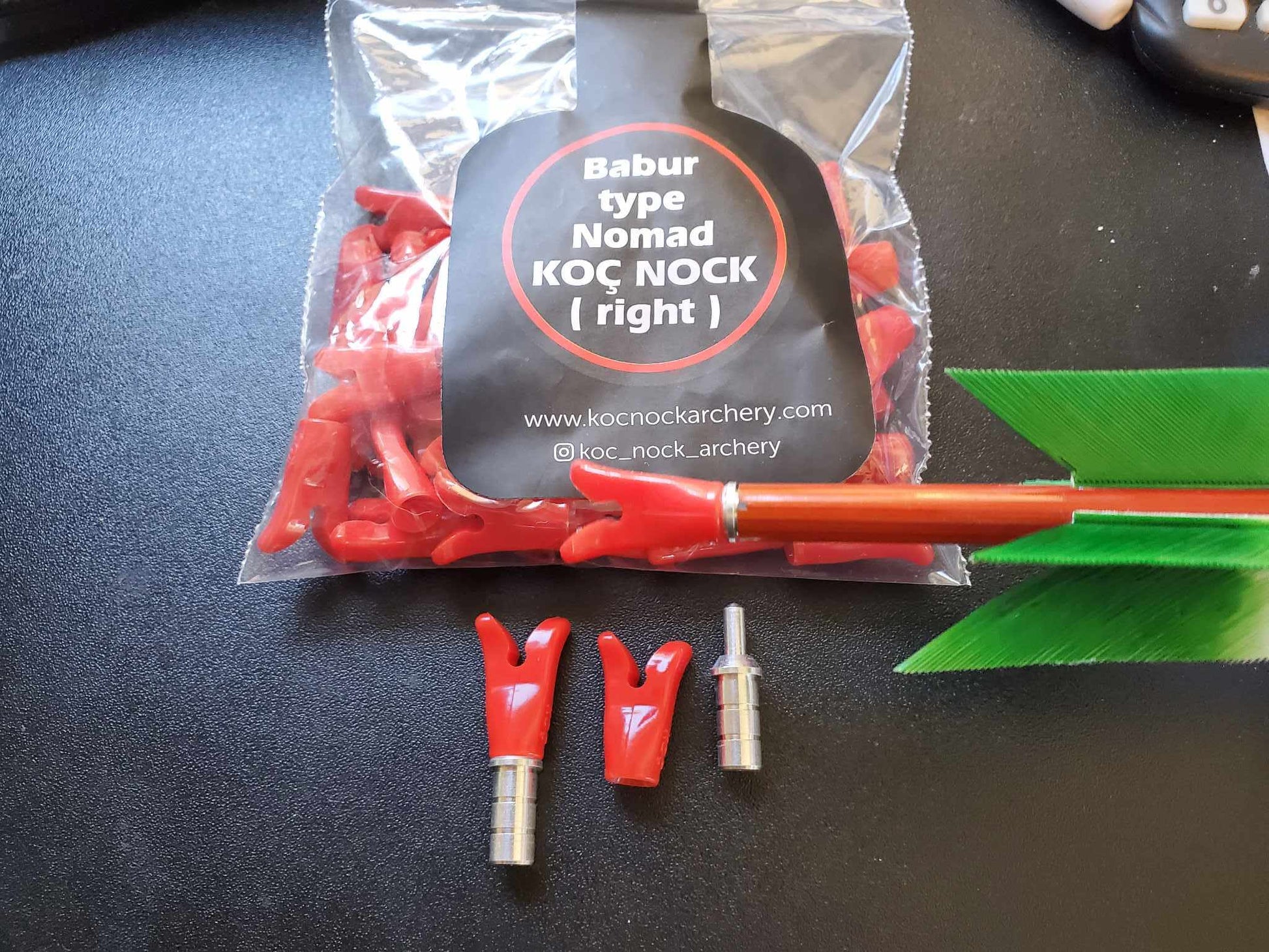 One Dozen Koc Nock - *NOMAD PIN NOCK STYLE* - Babur (Right and Left handed)