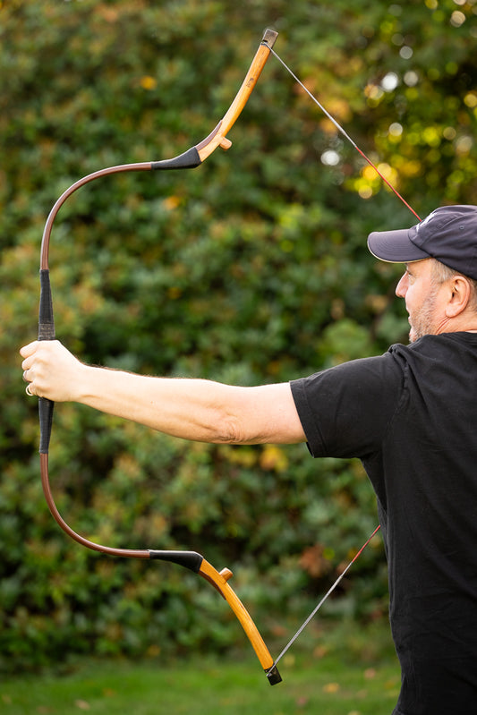 Alibow Yarha II Fiberglass bow. 35 Inch draw. 33# @28"