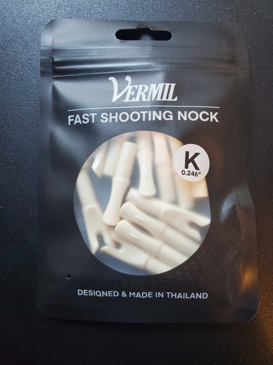 One Dozen Vermil 'K' Nocks
