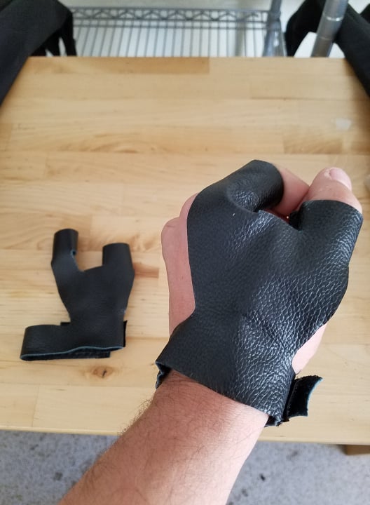 Leather Handguard - Left or Right hand, Multiple sizes